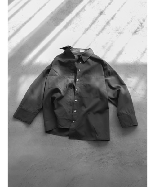 ブラウス シャツ big silhouette shirt レディース