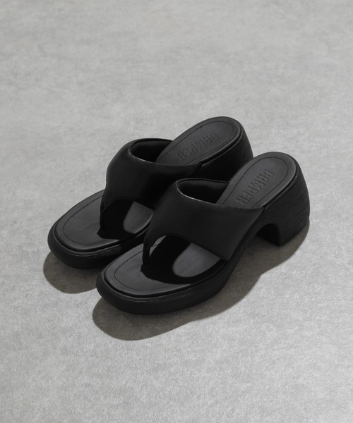 【CAMPER】 ブラック Thelma flip flop WOMEN CAMPER（シューズ） サンダル CAMPER Thelma flip flop WOMEN