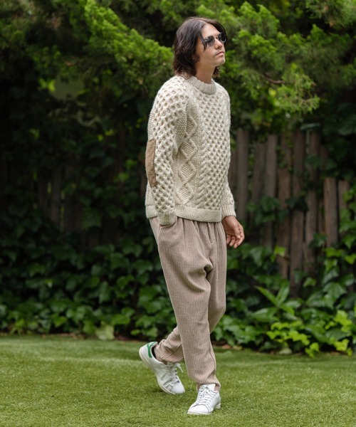 MANON◆ニット・セーター(薄手)/O/アルパカ/GRY/MNN-KT-021 ALPAKA TURTLE KNECK/アルパカタートルネックニット（ニット