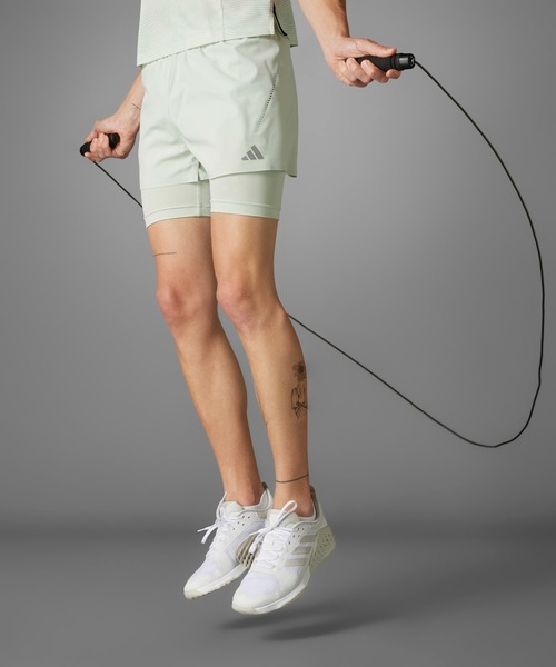 adidas パンツ HEAT. RDY 2 in 1 HIITショーツ / ハーフパンツ