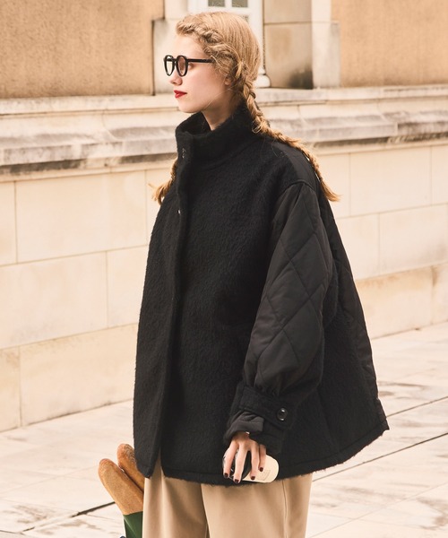 【定価60%オフ】黒 シャギーオーバーコート ブリル BRILL シャギーオーバーコート | [公式]BRILL（ブリル）通販