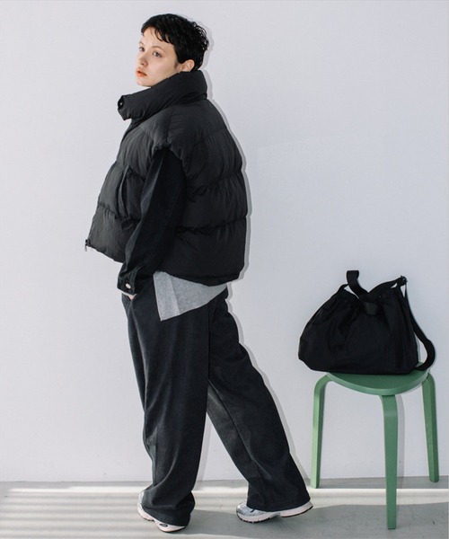 SUWDEE ダウンベスト ベスト batting short vest レディース