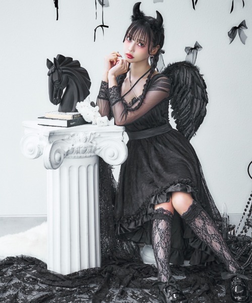 sugar nine コスプレ ショートインロングデビルワンピース 「コスプレ4