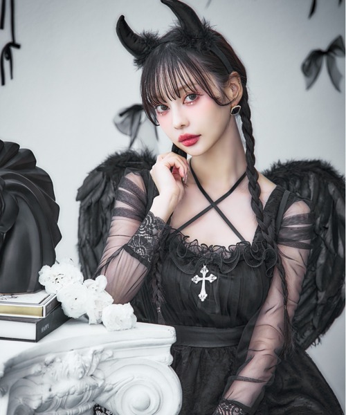 sugar nine コスプレ ショートインロングデビルワンピース 「コスプレ4