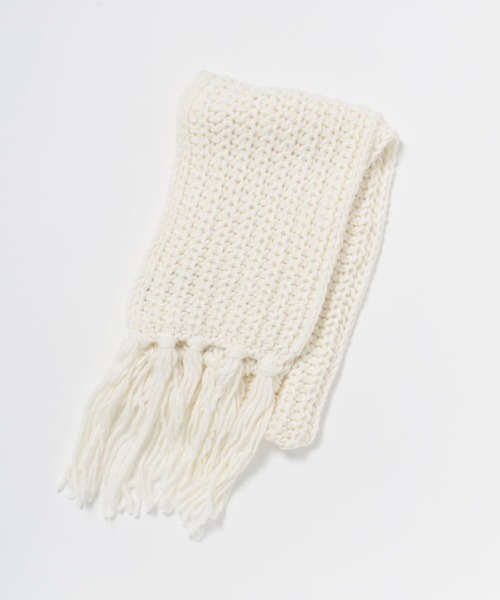 美品　SONIA RYKIEL フリンジポンポン付き　マフラー　ニット FRATELLI TALLI マフラー ストール Fratelli Talli フリンジ