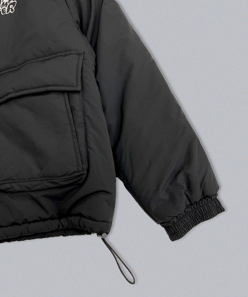centimeter ダウンジャケット ダウン Doodle logo puffer jacket 
