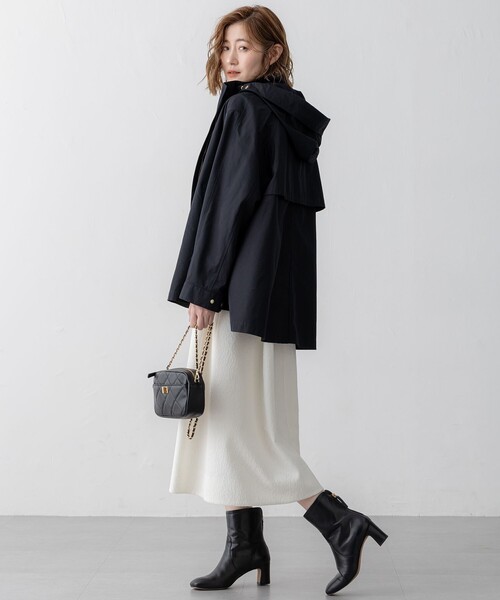 【23区】25SS VERY3月号掲載/撥水加工ライトツイル フーディーアウター VERY3月号掲載/撥水加工】ライトツイル フーディーアウター / 23