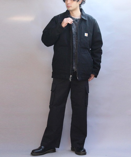 小*谷様 Carhartt ブラック ジャケット 00s～ carhartt カーハート ブラック ダック アクティブ