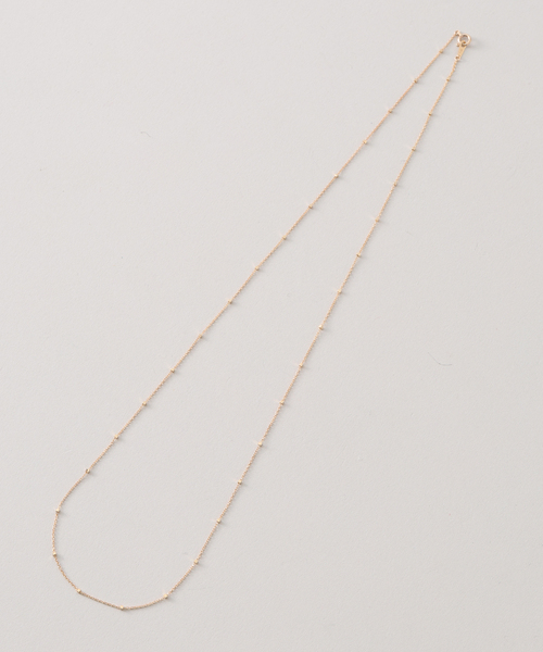 ネックレス グリッターチェーン55cmネックレス K10 レディース