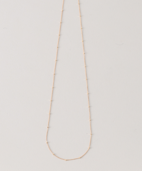 ネックレス グリッターチェーン55cmネックレス K10 レディース