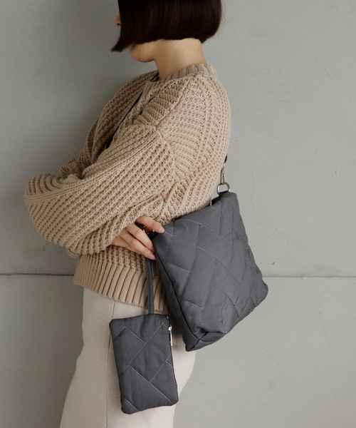 「VitaFelice」 ショルダーバッグ FREE グレー レディース_画像2