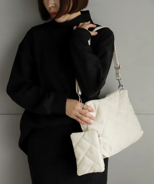 「VitaFelice」 ショルダーバッグ FREE グレー レディース_画像4