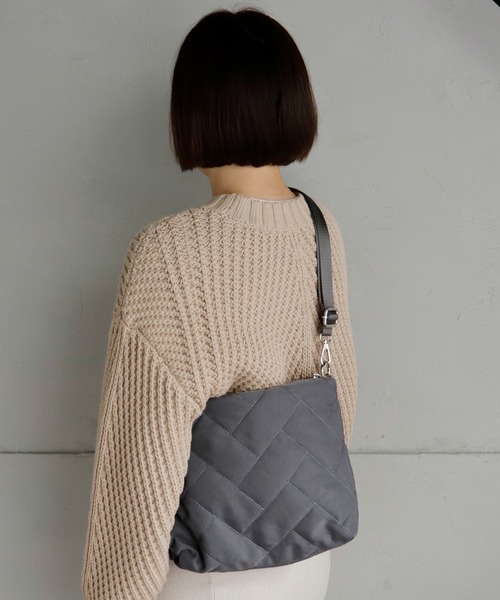 「VitaFelice」 ショルダーバッグ FREE グレー レディース_画像9