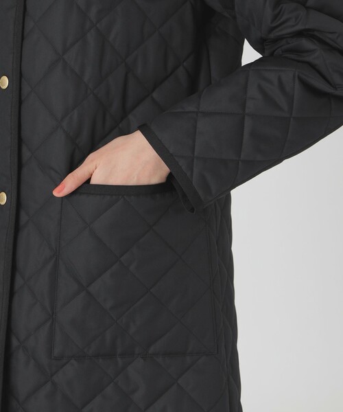 美品　ブルーレーベルクレストブリッジ キルティング リバーシブル 40 黒 BLUE LABEL CRESTBRIDGE ブルゾン アウター 「一部店舗限定