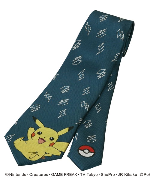 ポケットモンスターピカチュウ ネクタイ レア⭐️希少 BRICK HOUSE by TOKYO SHIRT ネクタイ Pocket Monsters ポケモン