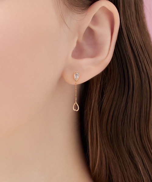 桜の花びら可憐 *4℃*ヨンドシー K10ピンクゴールド ピアス*優雅 桜の花びら可憐 *4℃*ヨンドシー K10ピンクゴールド ピアス*優雅
