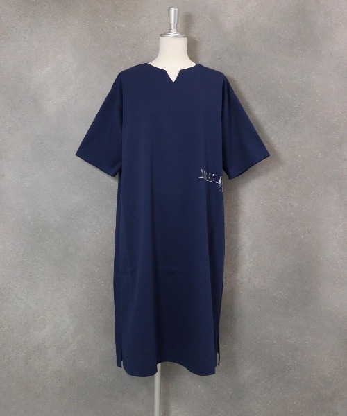 PICONE ワンピース STUDIO PICONE ワンピース UV冷感サイド刺繍ワンピース