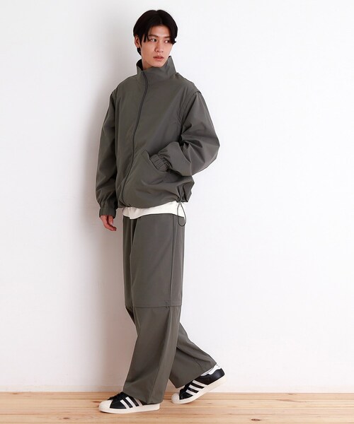 THE SHOP TK ブルゾン アウター デタッチャブルスタンドブルゾン