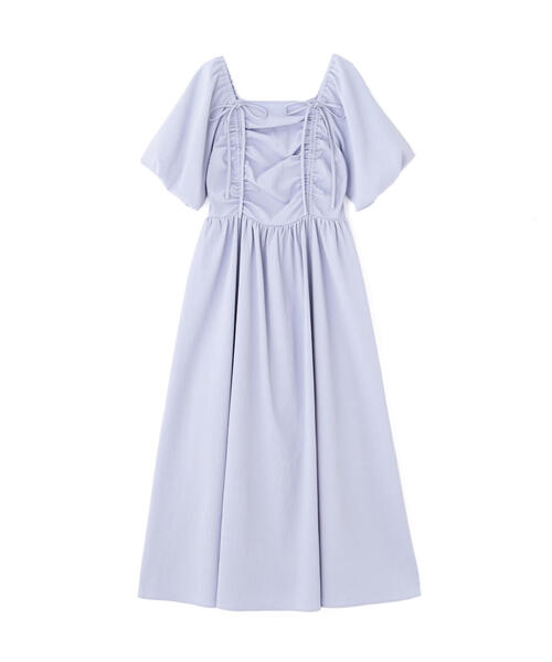 新品PROPORTION BODYDRESSING リボンシャーリングワンピース PROPORTION BODY DRESSING ワンピース シャーリングリボン
