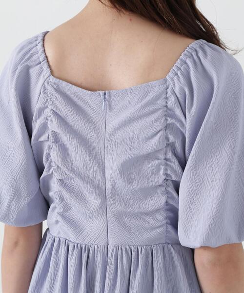 新品PROPORTION BODYDRESSING リボンシャーリングワンピース PROPORTION BODY DRESSING ワンピース シャーリングリボン