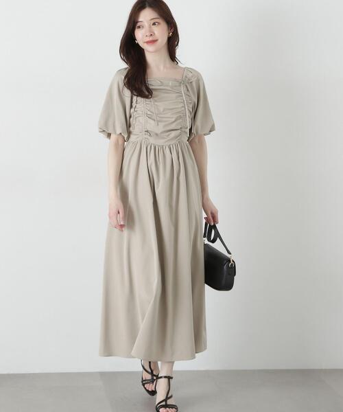 PROPORTION BODY DRESSING ワンピース シャーリングリボン