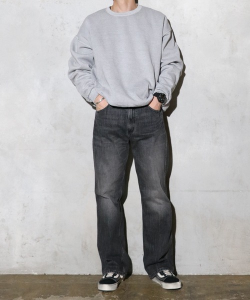 ジーンズ メンズ ウオッシュユーズド加工 デニム フレア GUNG HO（ファッション） ジーンズ HO / ガンホー DENIM BOOTS