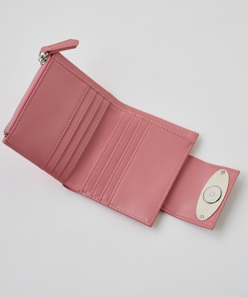 X-girl 財布 METAL OVAL LOGO BUCKLE WALLET レディース