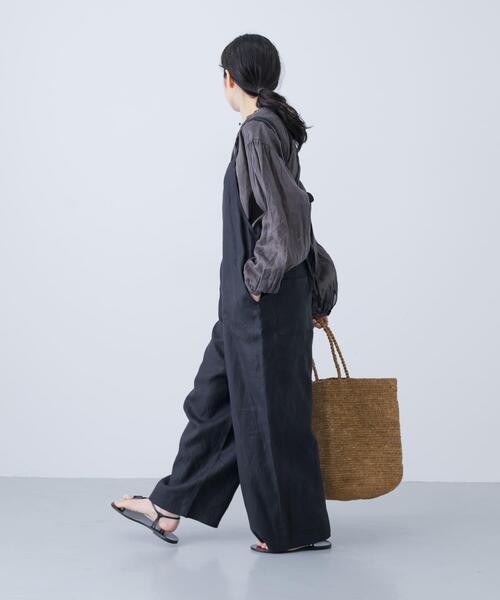 かぐれ　リネンサロペット　25ss かぐれ リネンサロペット 2025SS 2色あり - メルカリ