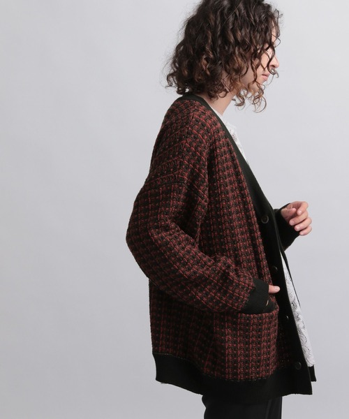 HARE（ハレ） ニットカーディガン FREE ブラック メンズ : ZOZOTOWN