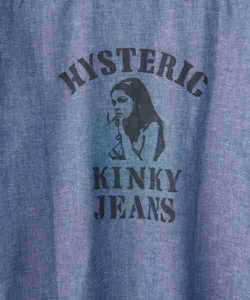 HYSTERIC / 長袖シャツ/M/コットン/02251AH01/KINKY JEANS プリズナーシャツ HYSTERIC GLAMOUR（ヒステリックグラマー） シャツ KINKY JEANS