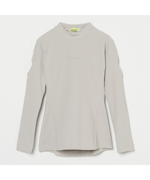 VIVA HEART 新品 40 長袖モックネックシャツ golf オフホワイト VIVA HEART（ビバハート） ブラウス シャツ 「VIVA HEART/GOLF」カット