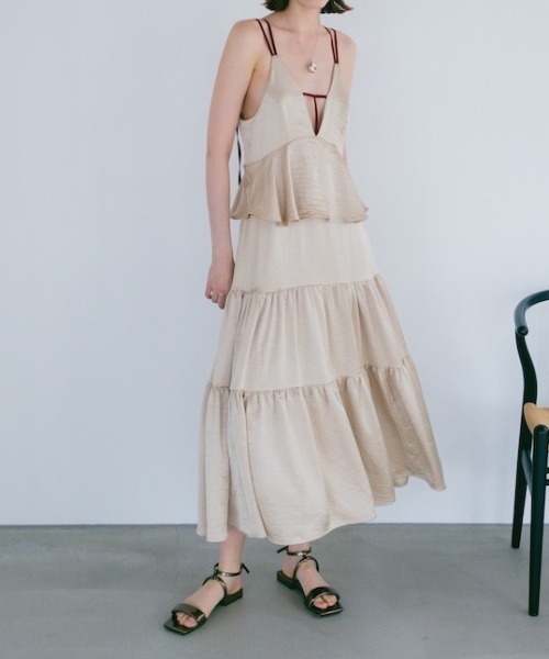 ワンピース 2way T-Strap Tiered Dress / sahara sahara ワンピース 2way T-Strap Tiered Dress : ZOZOTOWN Yahoo