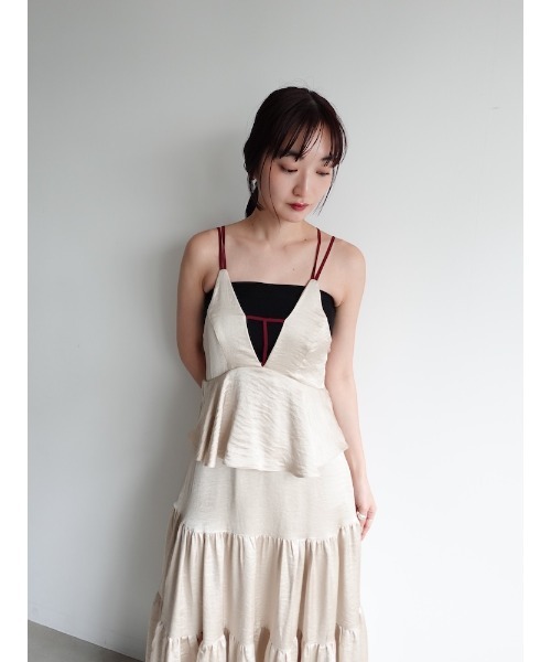 ワンピース 2way T-Strap Tiered Dress / sahara sahara ワンピース 2way T-Strap Tiered Dress : ZOZOTOWN Yahoo