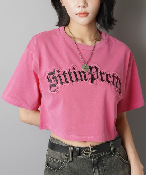売れ筋商品|||ビーヤング Tシャツ レディース トップス BYSOLKO - Print T-shirt - java SPINNS tシャツ ピグメントショートTシャツ レディース