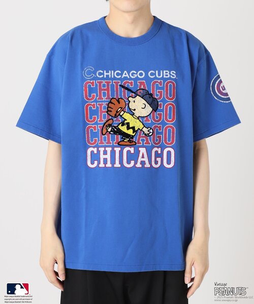 PEANUTS 別注 MLB開幕戦 ベースボール プリントTシャツ（Tシャツ