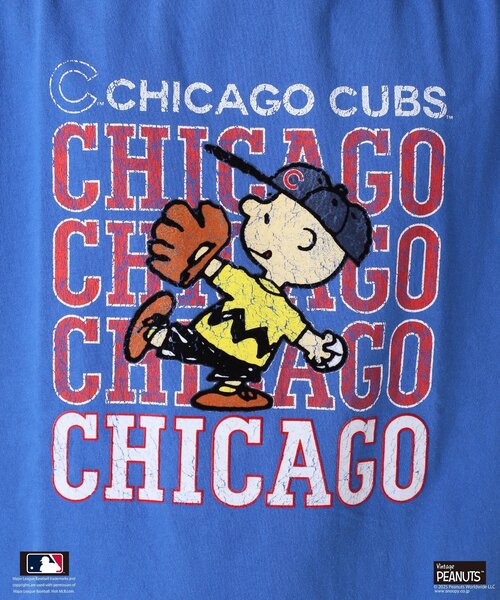 PEANUTS 別注 MLB開幕戦 ベースボールプリント　Tシャツ JOURNAL STANDARD relume｜PEANUTS 別注 MLB開幕戦 ベースボール