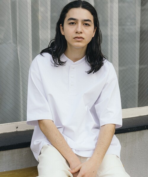 FREAK'S STORE（フリークスストア） ヘンリーネック tシャツ FREAK'S