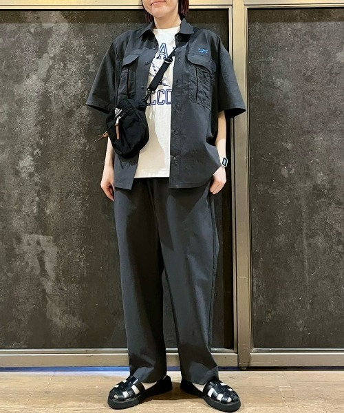 【使用頻度少 カカト新品交換】C&J AVON アボン   黒色 26 CONVERSE パンツ 「CONVERSE」シアサッカーロングパンツ メンズ