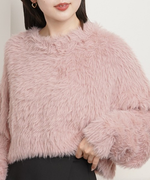 「Chico」 長袖ニット FREE グレー レディース_画像7