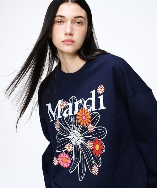 「Mardi Mercredi」 スウェットカットソー FREE ネイビー レディース