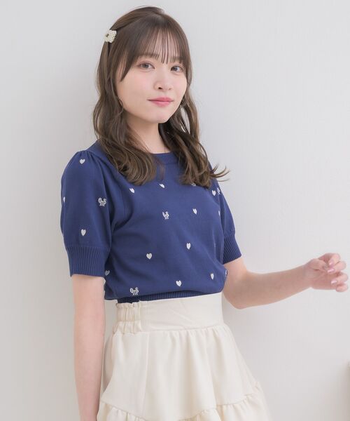 sss様 Emsexcite ニット セーター ロゴ入り総刺繍NTPO レディース