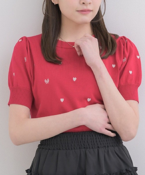 sss様 Emsexcite ニット セーター ロゴ入り総刺繍NTPO レディース