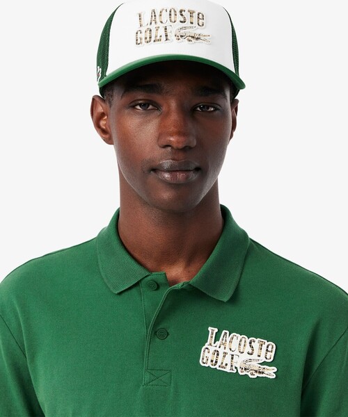 新品LACOSTE ラコステ　吸汗速乾UVストレッチ素材ポロシャツ LACOSTE（ラコステ） ポロシャツ UVカット UPF50+ ウルトラドライ