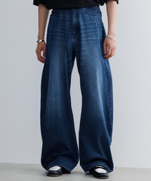 SINSS ジーンズ Baggy silhouette curve denim / バギーシルエット