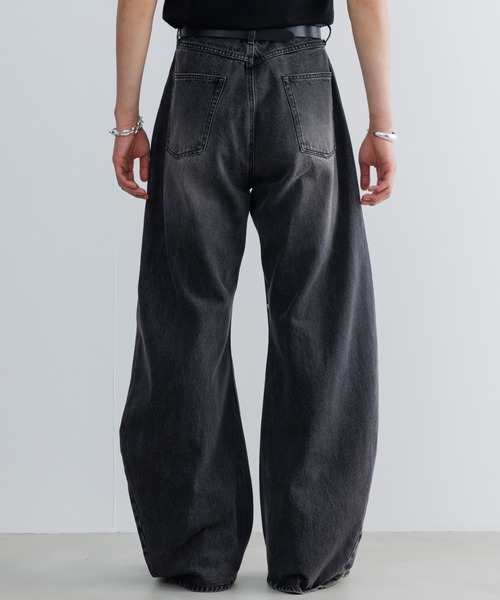 SINSS ジーンズ Baggy silhouette curve denim / バギー