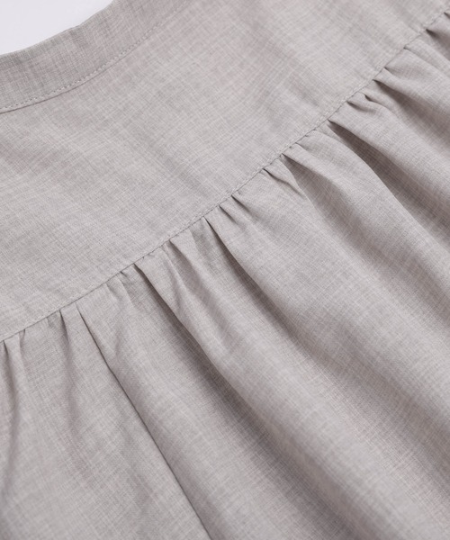 ♡ECRIRE ♡ホワイト ロングシャツワンピースAライン M綿混合 ✨美品✨ ♡ECRIRE ♡ホワイト ロングシャツワンピースAライン M綿混合