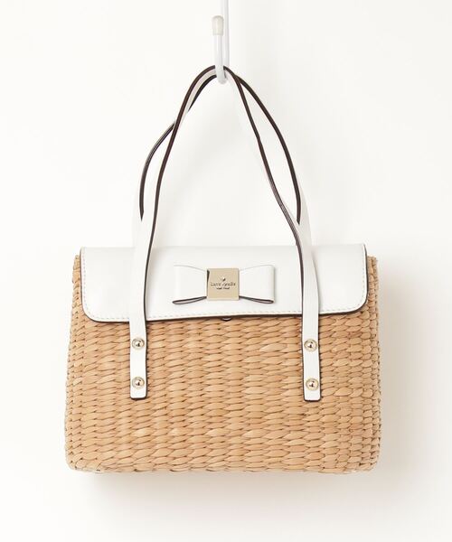 最新 new 「kate YORK NEW spade kate york」 ホワイト - かごバッグ バッグ