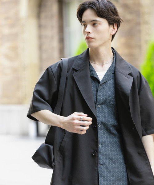 Loungedress リネンジャケット FREEサイズ Loungedress】リネンダブルジャケット | OUTLET(アウトレット