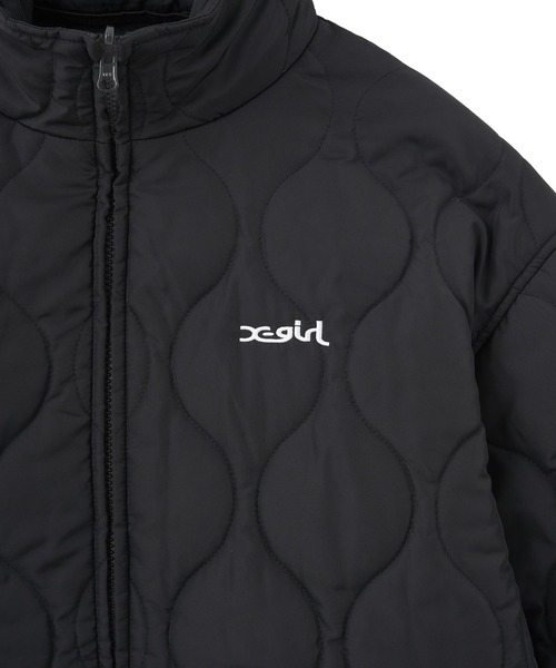 X-girl ブルゾン ジャンバー FACE PATCH REVERSIBLE JACKET