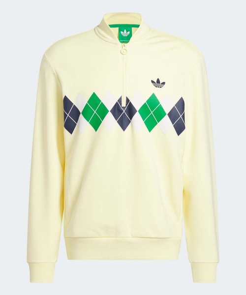【破格】新品　adidas アーガイル　HZ スウェット　ハーフジップ　L adidas（アディダス） ジャージ オリジナルスゴルフ アーガイル HZ